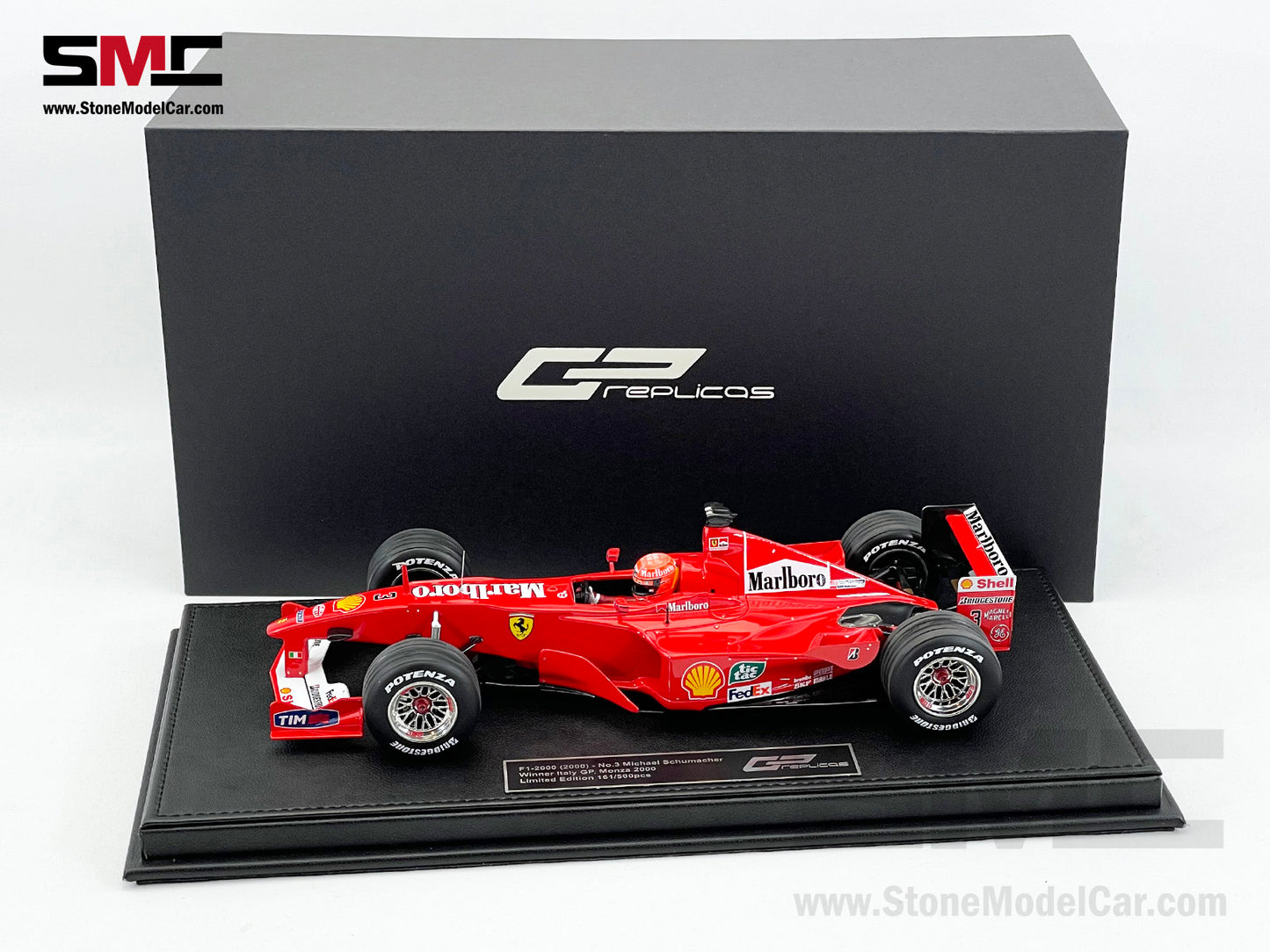 Ferrari F1 F1-2000 #3 Michael Schumacher Italy GP 2000 World Champion 1:18 GP REPLICAS with Driver & Decal