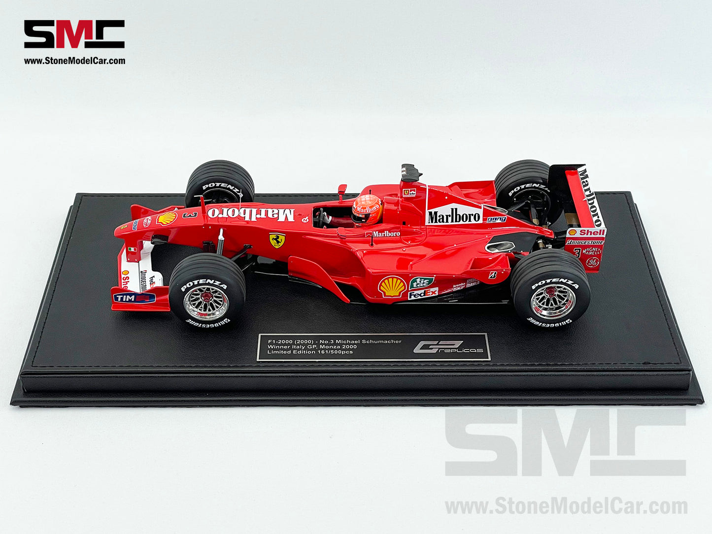 Ferrari F1 F1-2000 #3 Michael Schumacher Italy GP 2000 World Champion 1:18 GP REPLICAS with Driver & Decal