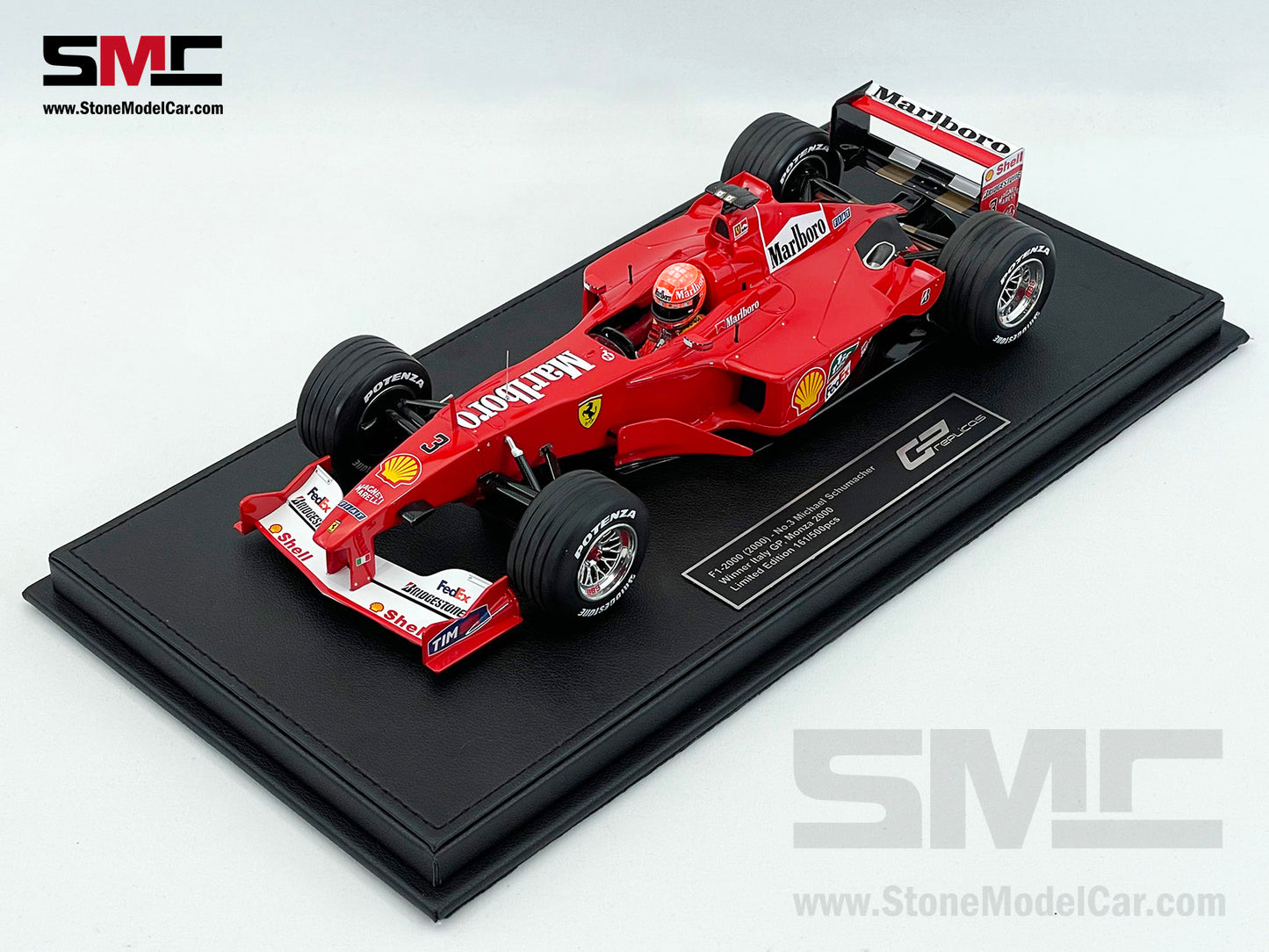 Ferrari F1 F1-2000 #3 Michael Schumacher Italy GP 2000 World Champion 1:18 GP REPLICAS with Driver & Decal