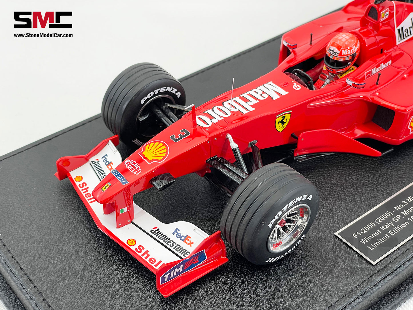 Ferrari F1 F1-2000 #3 Michael Schumacher Italy GP 2000 World Champion 1:18 GP REPLICAS with Driver & Decal