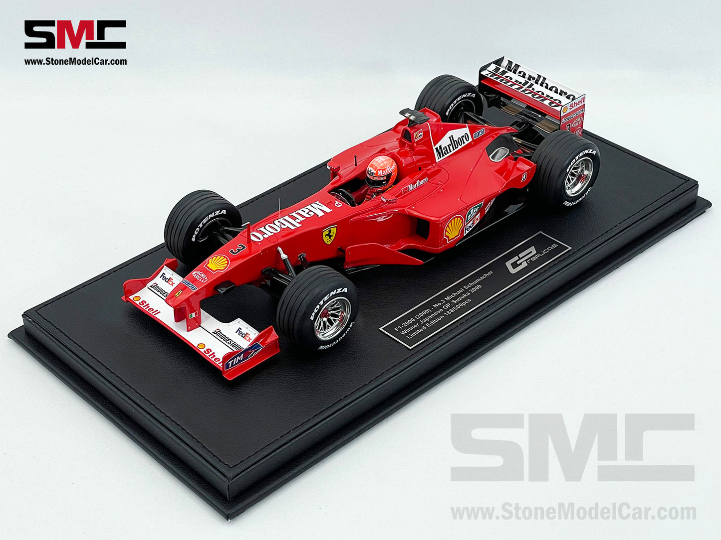 Ferrari F1 F1-2000 #3 Michael Schumacher Japan GP 2000 World Champion 1:18 GP REPLICAS with Driver & Decal