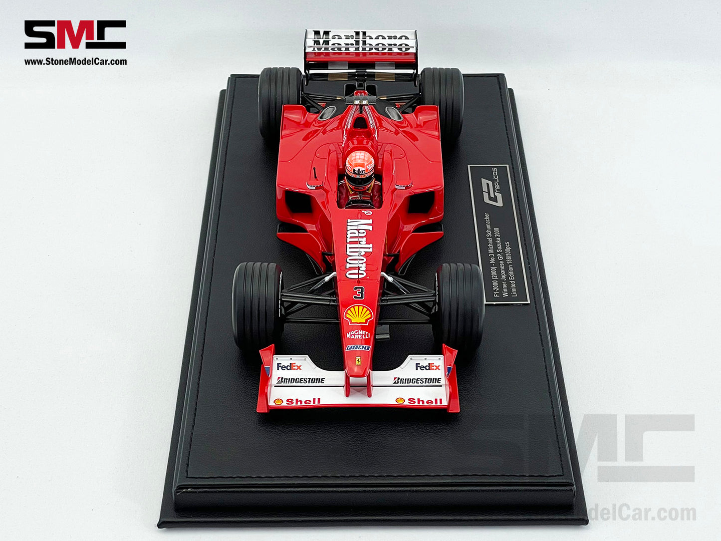 Ferrari F1 F1-2000 #3 Michael Schumacher Japan GP 2000 World Champion 1:18 GP REPLICAS with Driver & Decal