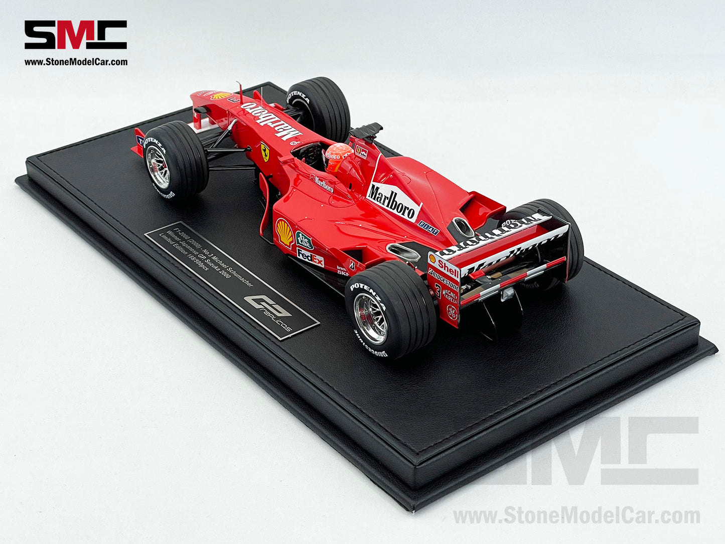 Ferrari F1 F1-2000 #3 Michael Schumacher Japan GP 2000 World Champion 1:18 GP REPLICAS with Driver & Decal