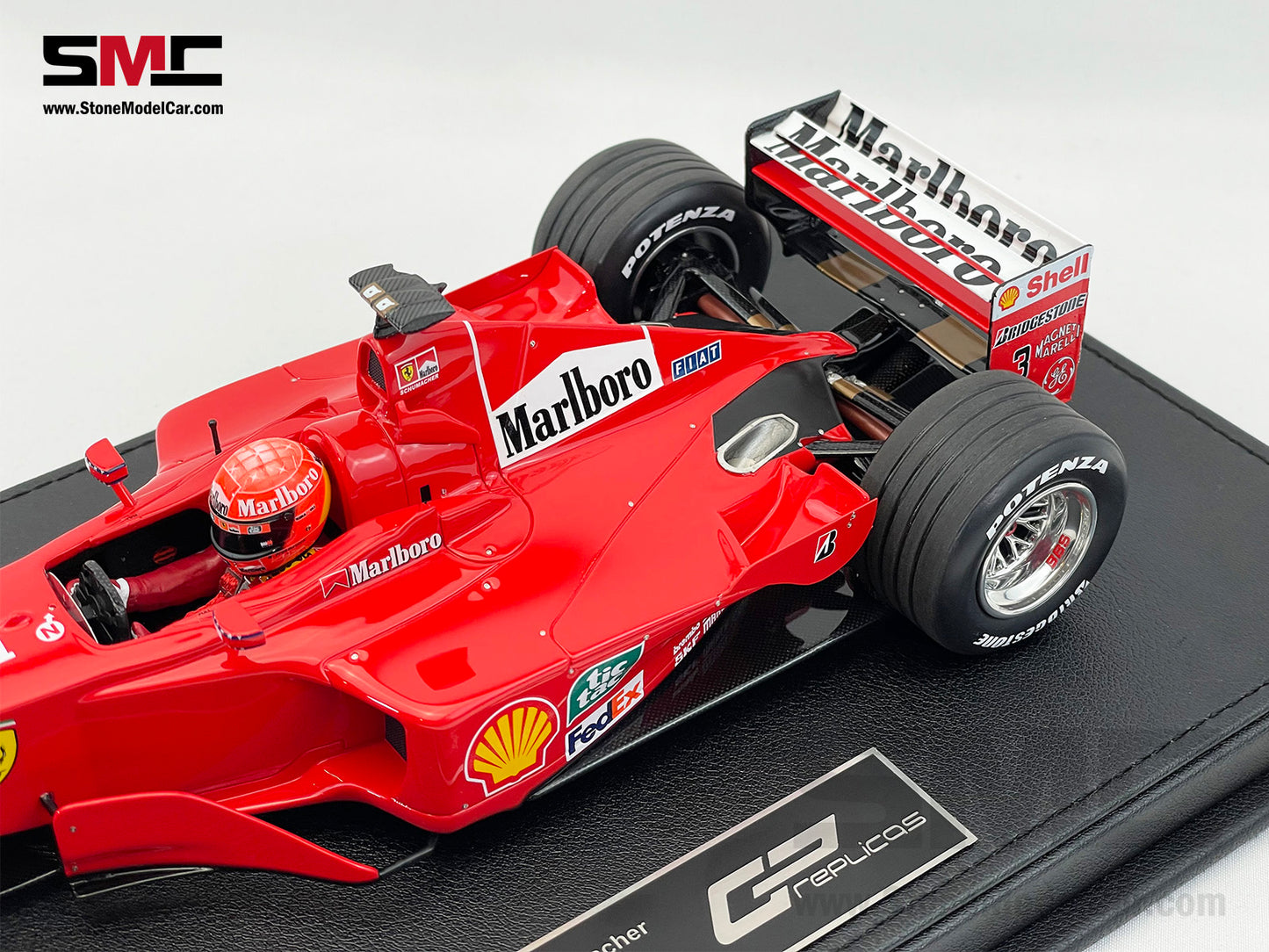Ferrari F1 F1-2000 #3 Michael Schumacher Japan GP 2000 World Champion 1:18 GP REPLICAS with Driver & Decal