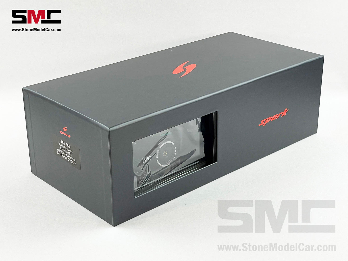 Mercedes F1 W13 #44 Lewis Hamilton French 2022 300th GP Race 1:18 Spark 18S769