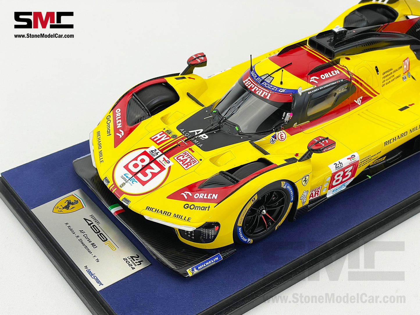 Ferrari 499P #83 AF CORSE 24H Le Mans 2024 Looksmart 1:18 LS18LM050