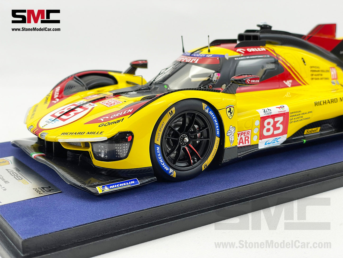 Ferrari 499P #83 AF CORSE 24H Le Mans 2024 Looksmart 1:18 LS18LM050