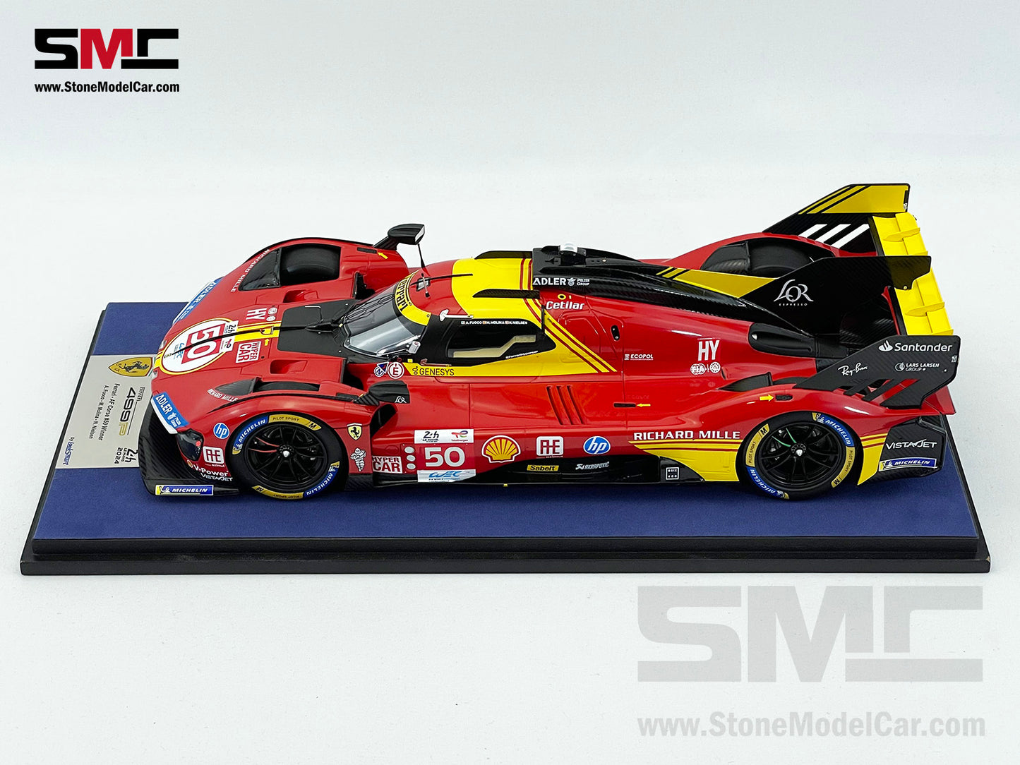 Ferrari 499P #50 AF CORSE Winner 24H Le Mans 2024 Looksmart 1:18 LS18LM048