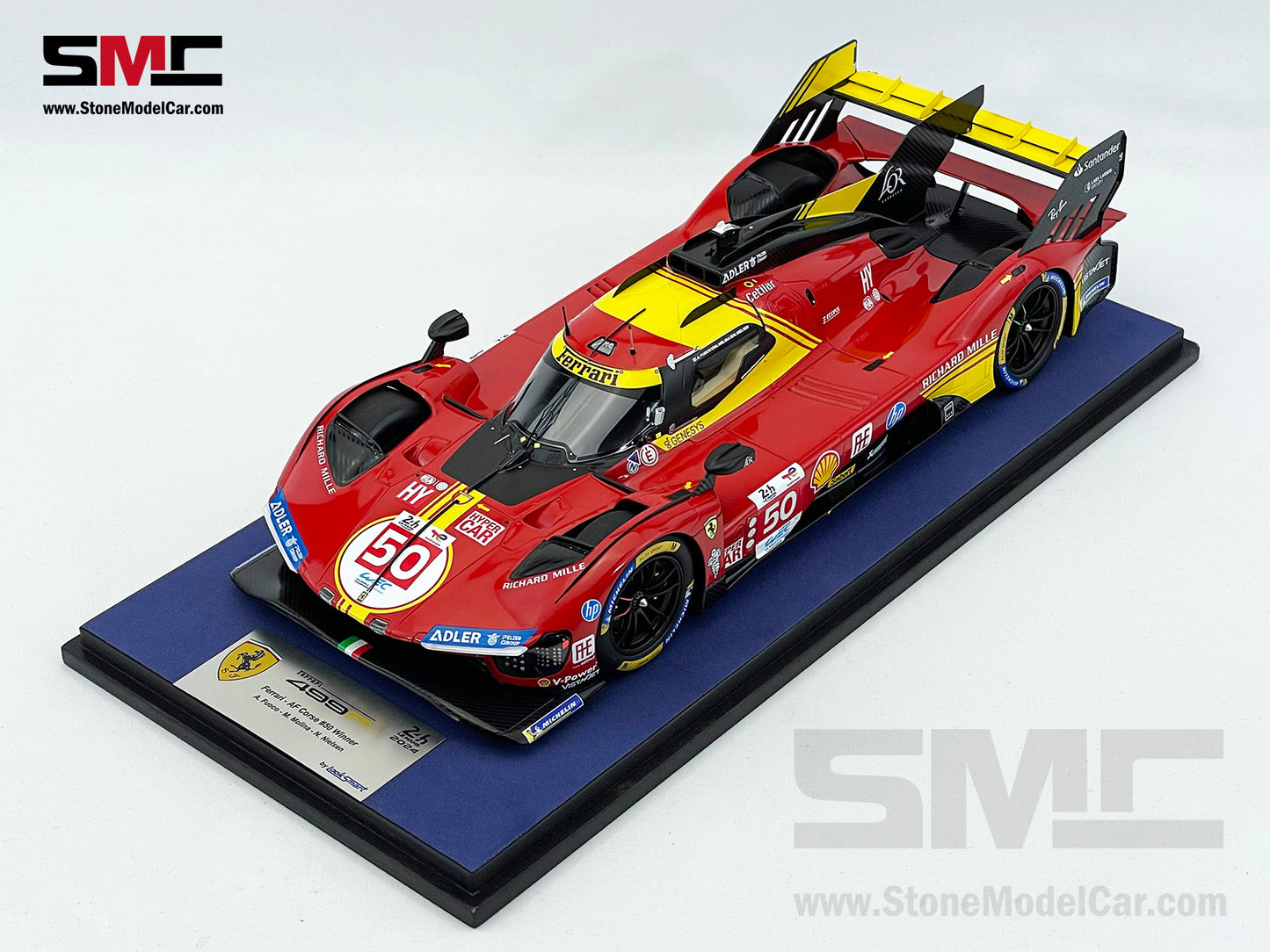 Ferrari 499P #50 AF CORSE Winner 24H Le Mans 2024 Looksmart 1:18 LS18LM048