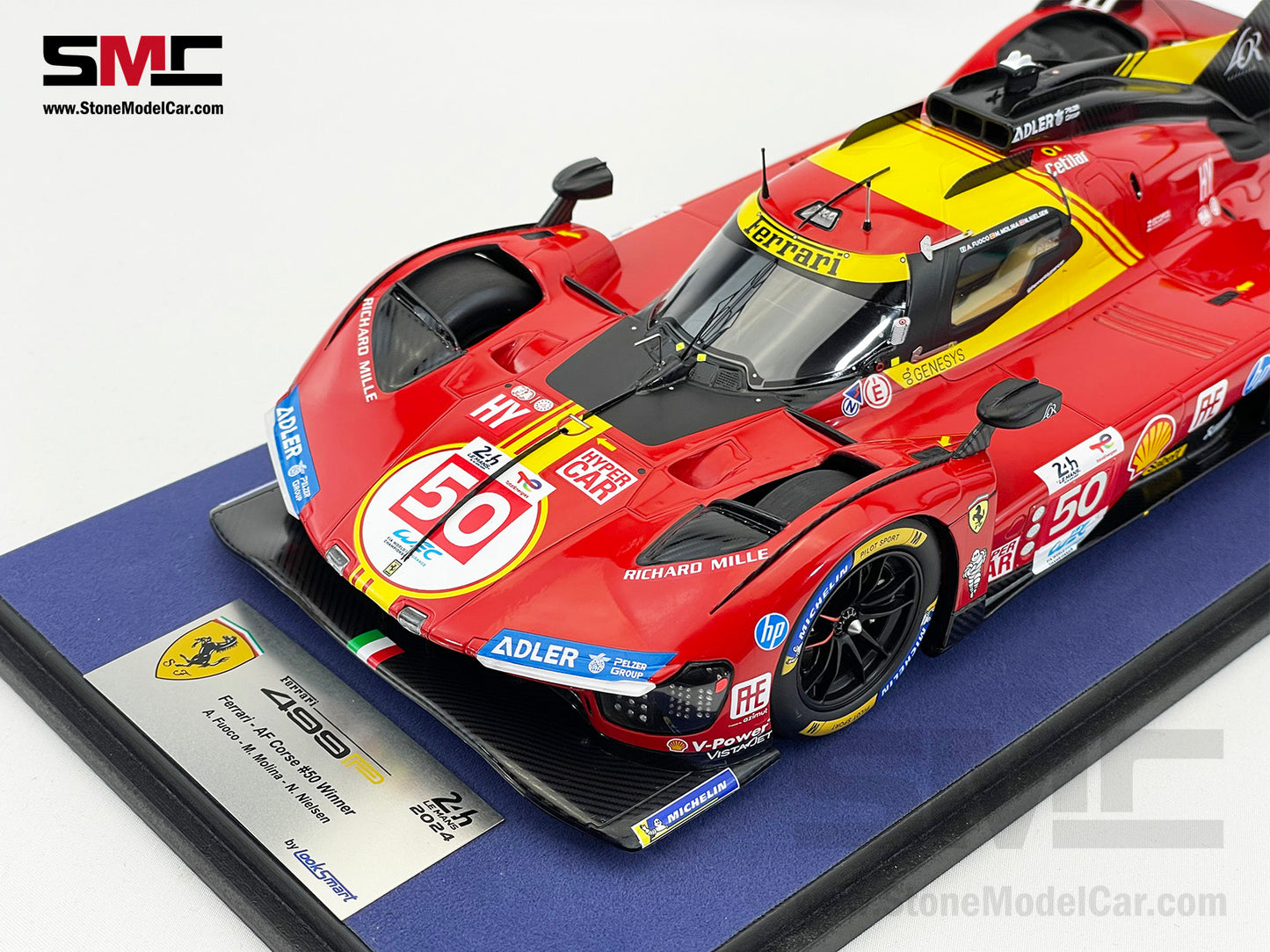 Ferrari 499P #50 AF CORSE Winner 24H Le Mans 2024 Looksmart 1:18 LS18LM048