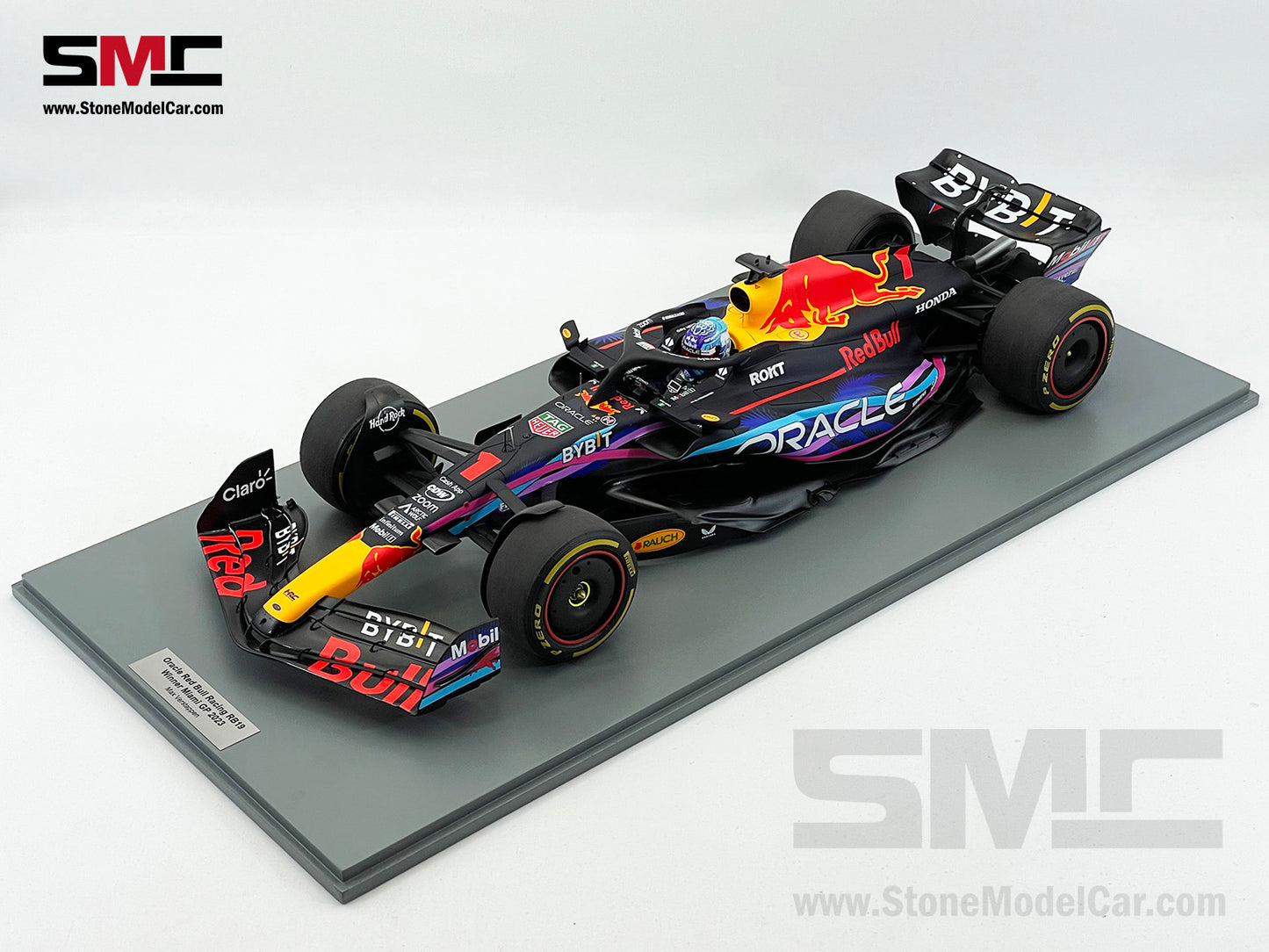 Red Bull F1 RB19 #1 Max Verstappen Winner US Miami GP 2023 World Champion Spark 1:12 12S041