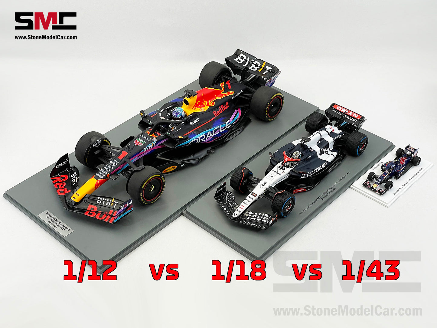 Red Bull F1 RB19 #1 Max Verstappen Winner US Miami GP 2023 World Champion Spark 1:12 12S041