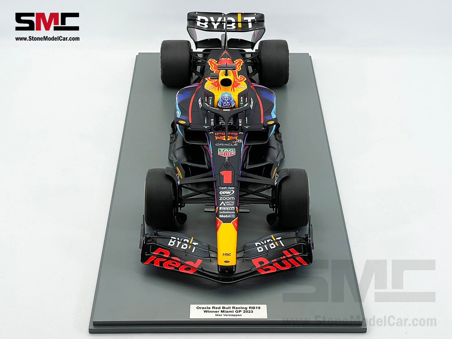 Red Bull F1 RB19 #1 Max Verstappen Winner US Miami GP 2023 World Champion Spark 1:12 12S041