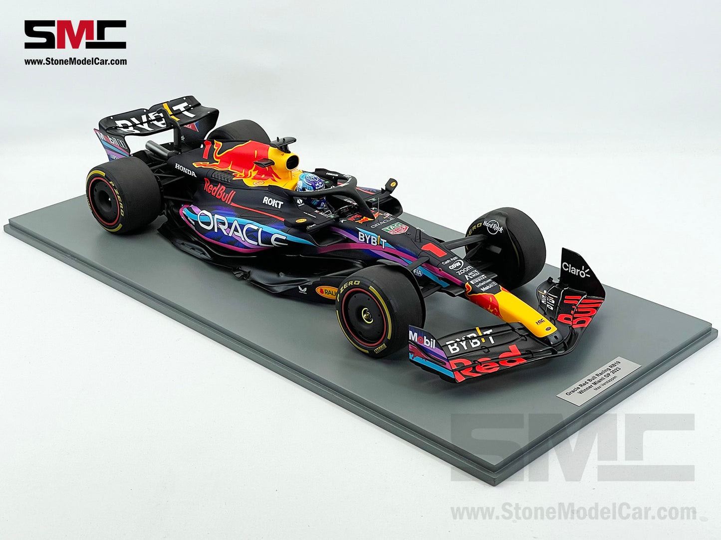 Red Bull F1 RB19 #1 Max Verstappen Winner US Miami GP 2023 World Champion Spark 1:12 12S041