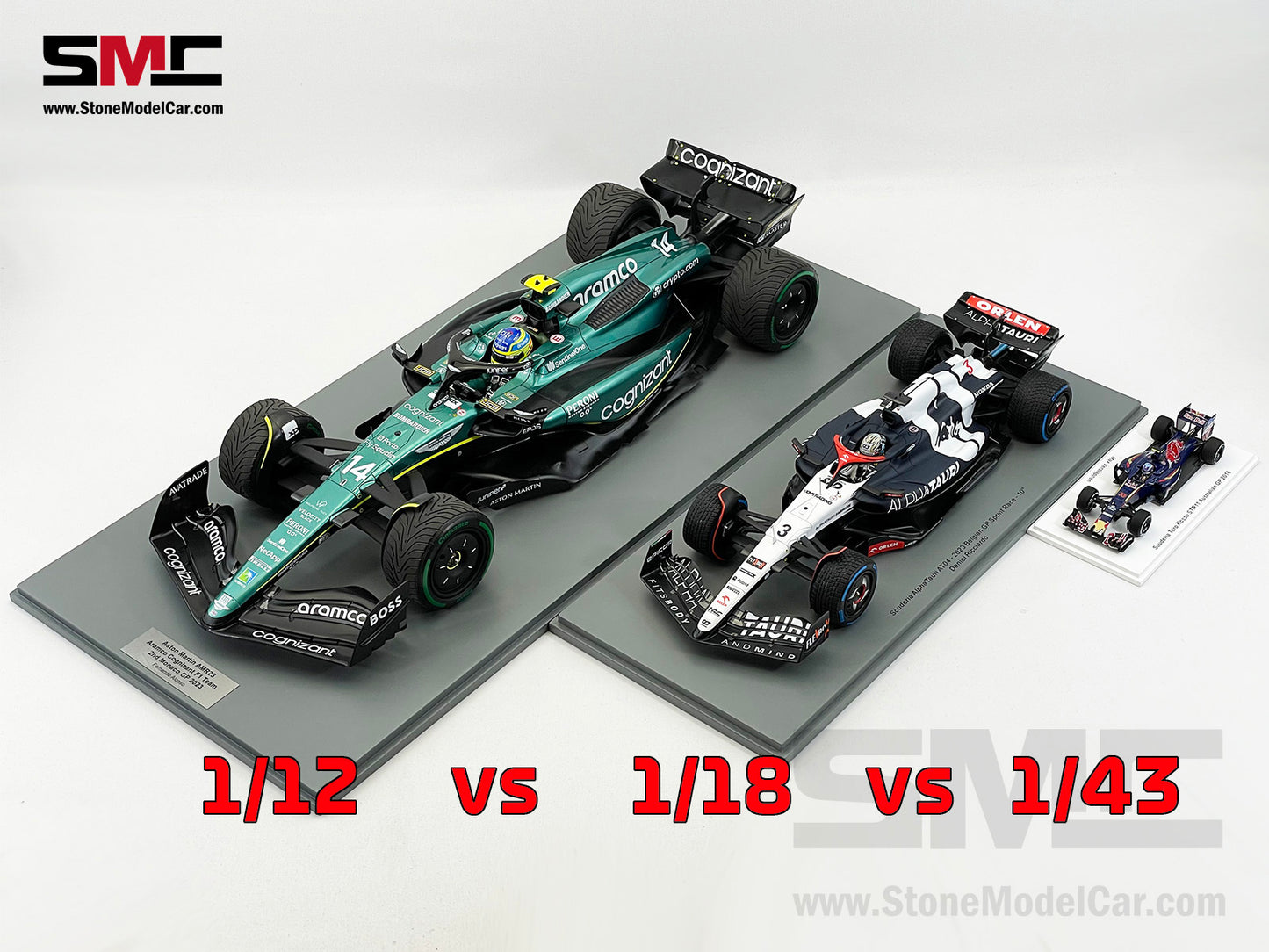 Aston Martin F1 AMR23 #14 Fernando Alonso 2nd Monaco GP 2023 Spark 1:12 12S038