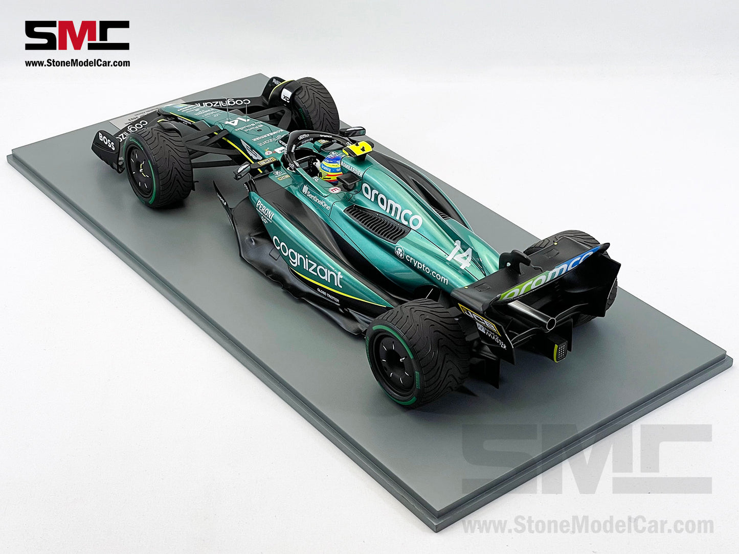 Aston Martin F1 AMR23 #14 Fernando Alonso 2nd Monaco GP 2023 Spark 1:12 12S038