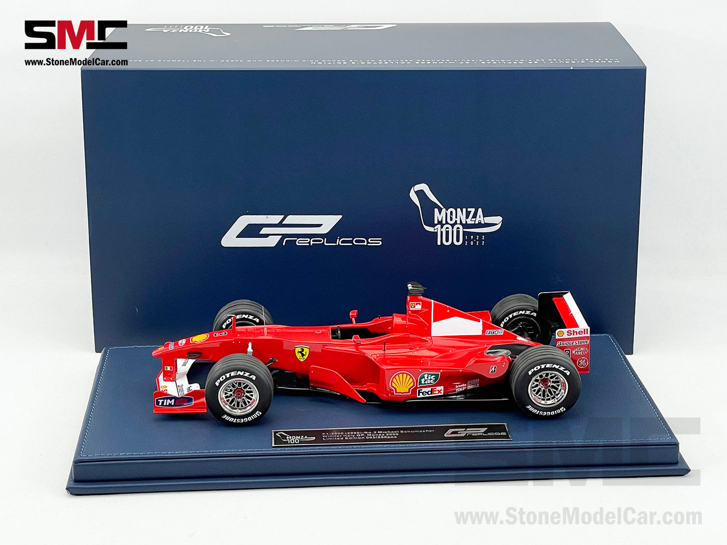 Ferrari F1 F1-2000 #3 Michael Schumacher Italy GP 2000 World Champion 1:18 GP REPLICAS Monza Special