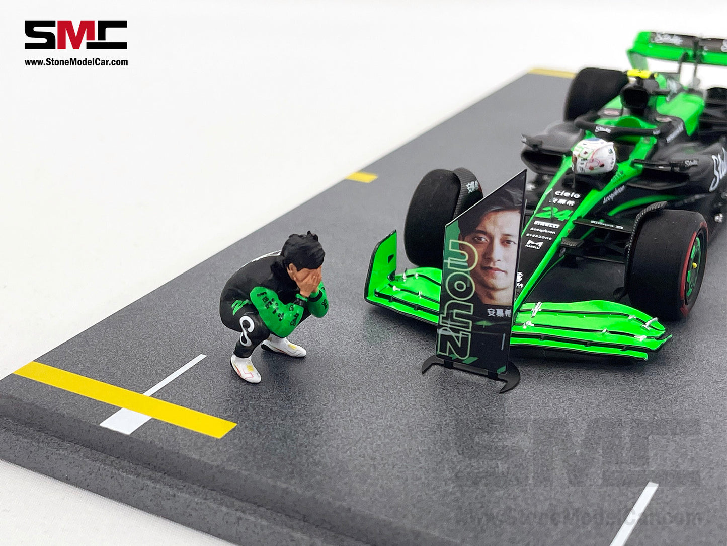 Stake F1 KICK Sauber C44 #24 Zhou Guanyu Chinese GP Home Race 2024 Spark 1:43 Special Edition