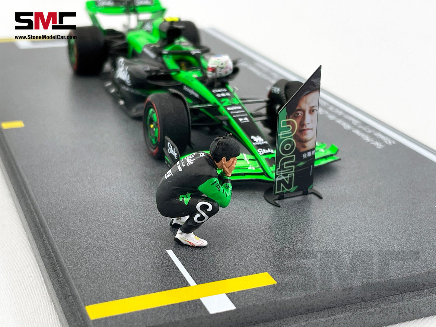 Stake F1 KICK Sauber C44 #24 Zhou Guanyu Chinese GP Home Race 2024 Spark 1:43 Special Edition