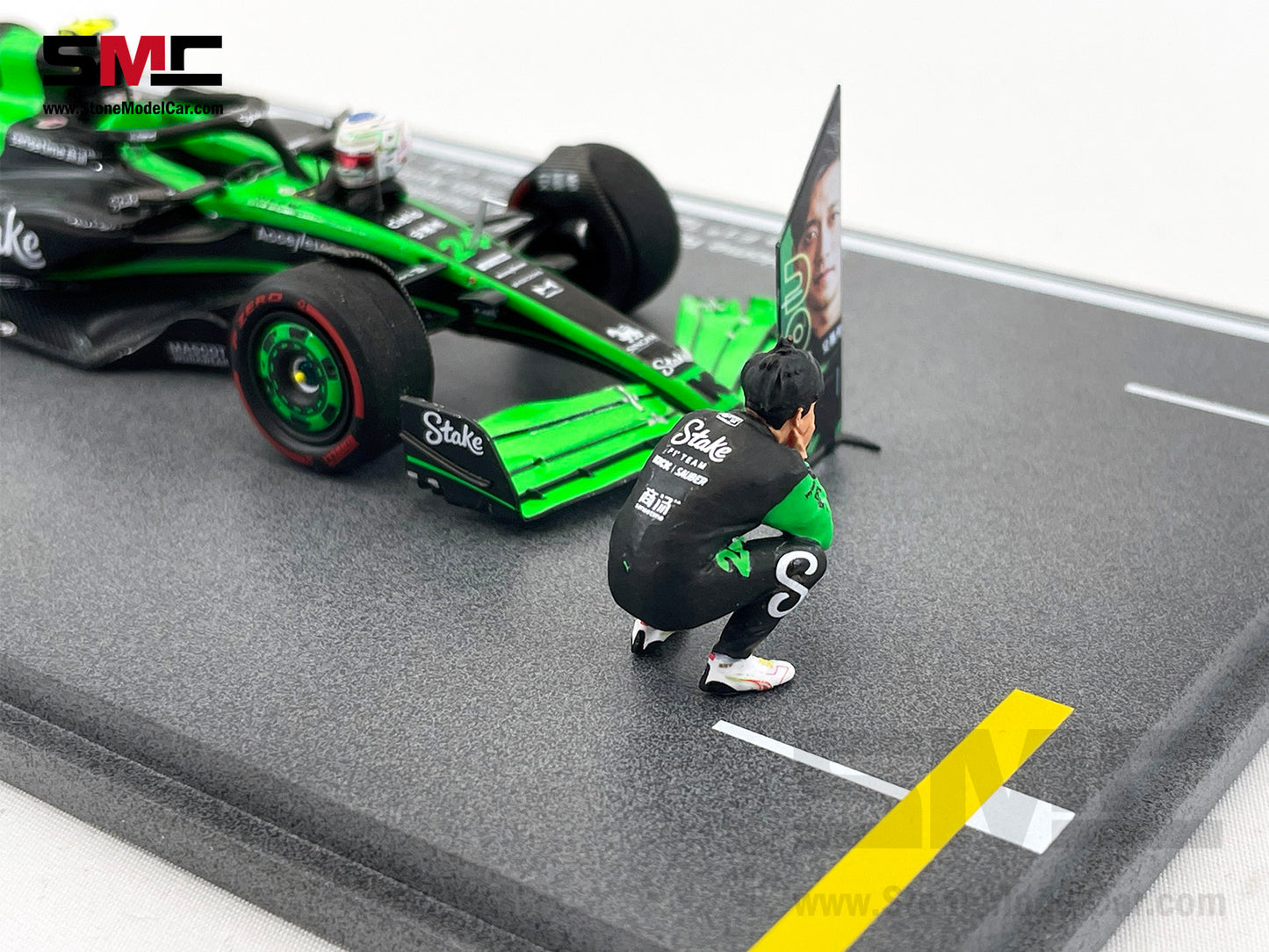 Stake F1 KICK Sauber C44 #24 Zhou Guanyu Chinese GP Home Race 2024 Spark 1:43 Special Edition