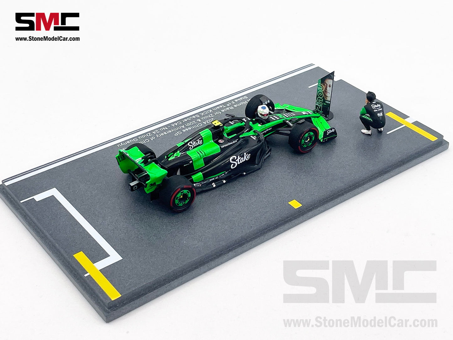 Stake F1 KICK Sauber C44 #24 Zhou Guanyu Chinese GP Home Race 2024 Spark 1:43 Special Edition