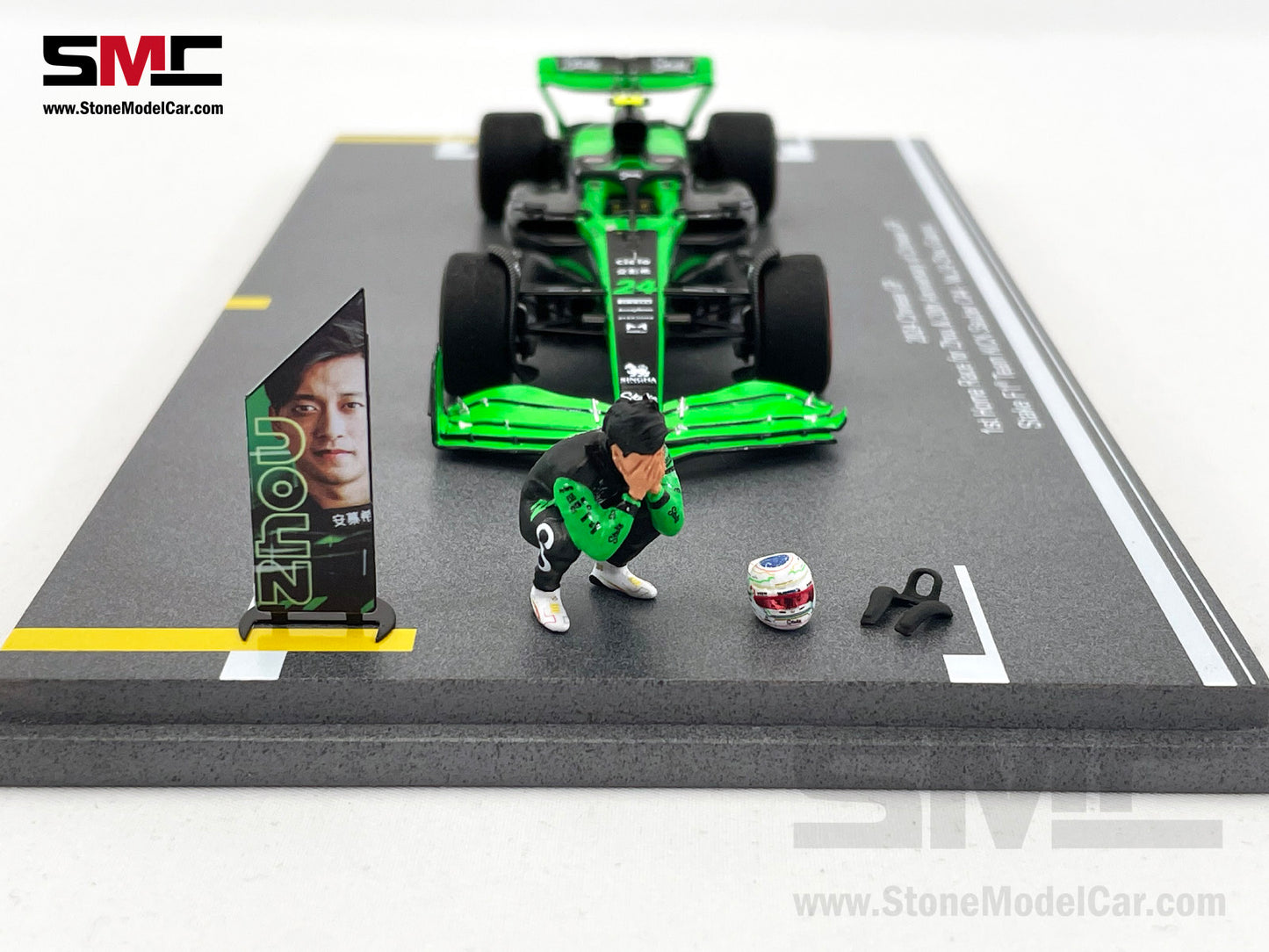 Stake F1 KICK Sauber C44 #24 Zhou Guanyu Chinese GP Home Race 2024 Spark 1:43 Special Edition
