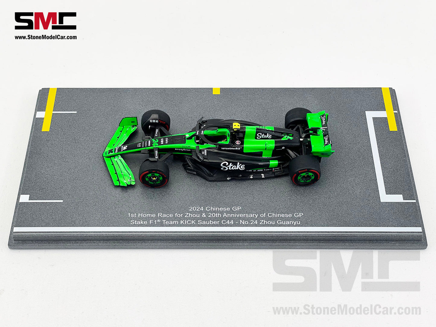 Stake F1 KICK Sauber C44 #24 Zhou Guanyu Chinese GP Home Race 2024 Spark 1:43 Special Edition