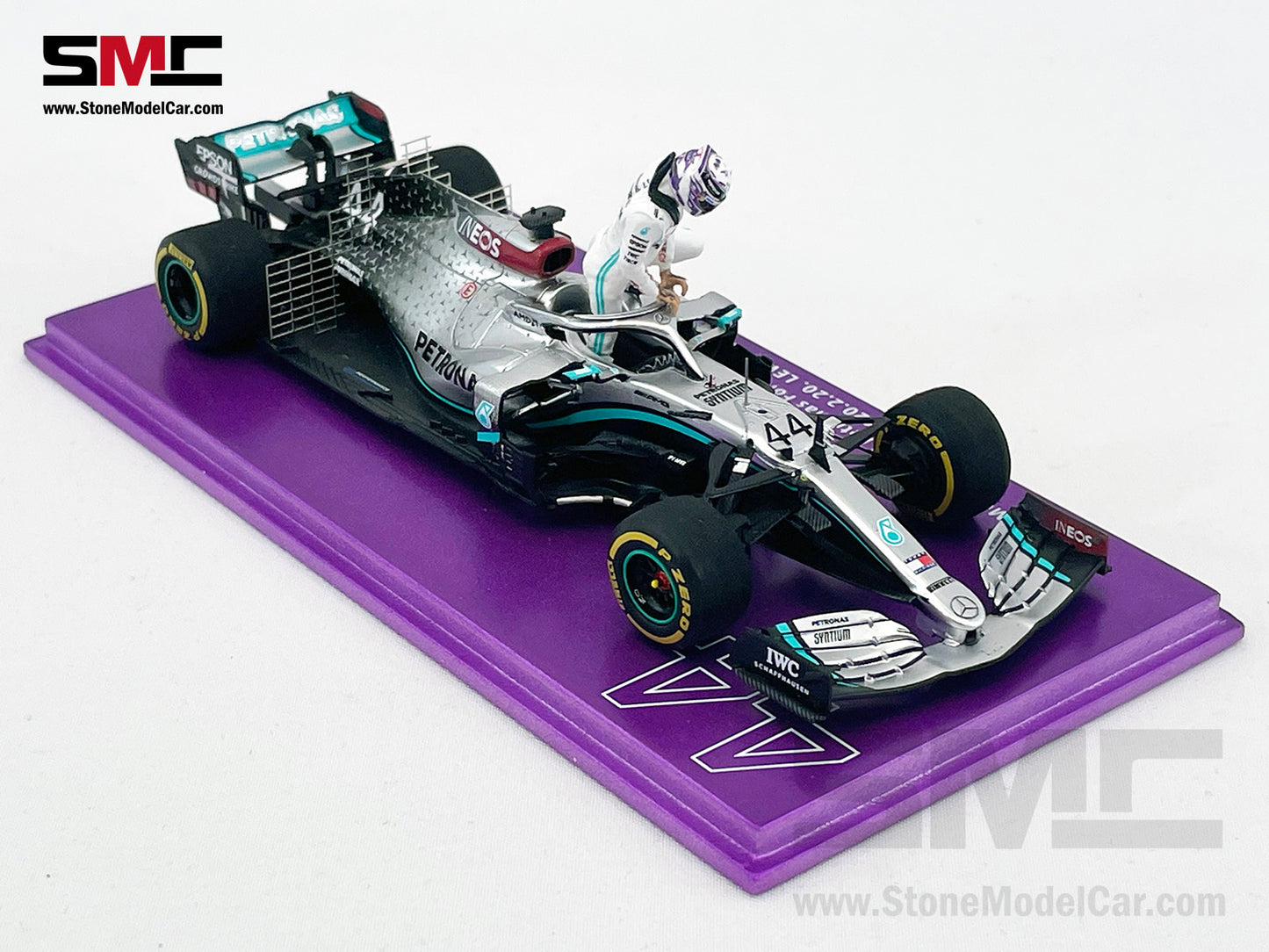 Mercedes F1 W11 #44 Lewis Hamilton Barcelona Test 2020 7x World Champion 1:43 Spark Special Edition