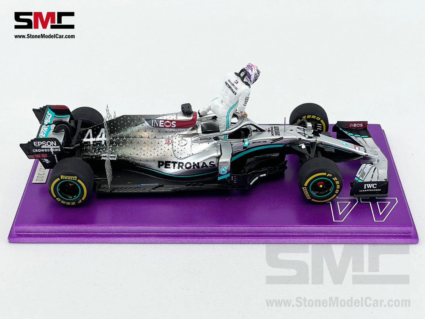 Mercedes F1 W11 #44 Lewis Hamilton Barcelona Test 2020 7x World Champion 1:43 Spark Special Edition