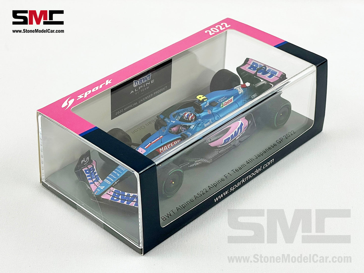 Alpine Renault BWT F1 A522 #31 Esteban Ocon Japan GP 4th 2022 1:43 Spark S8558