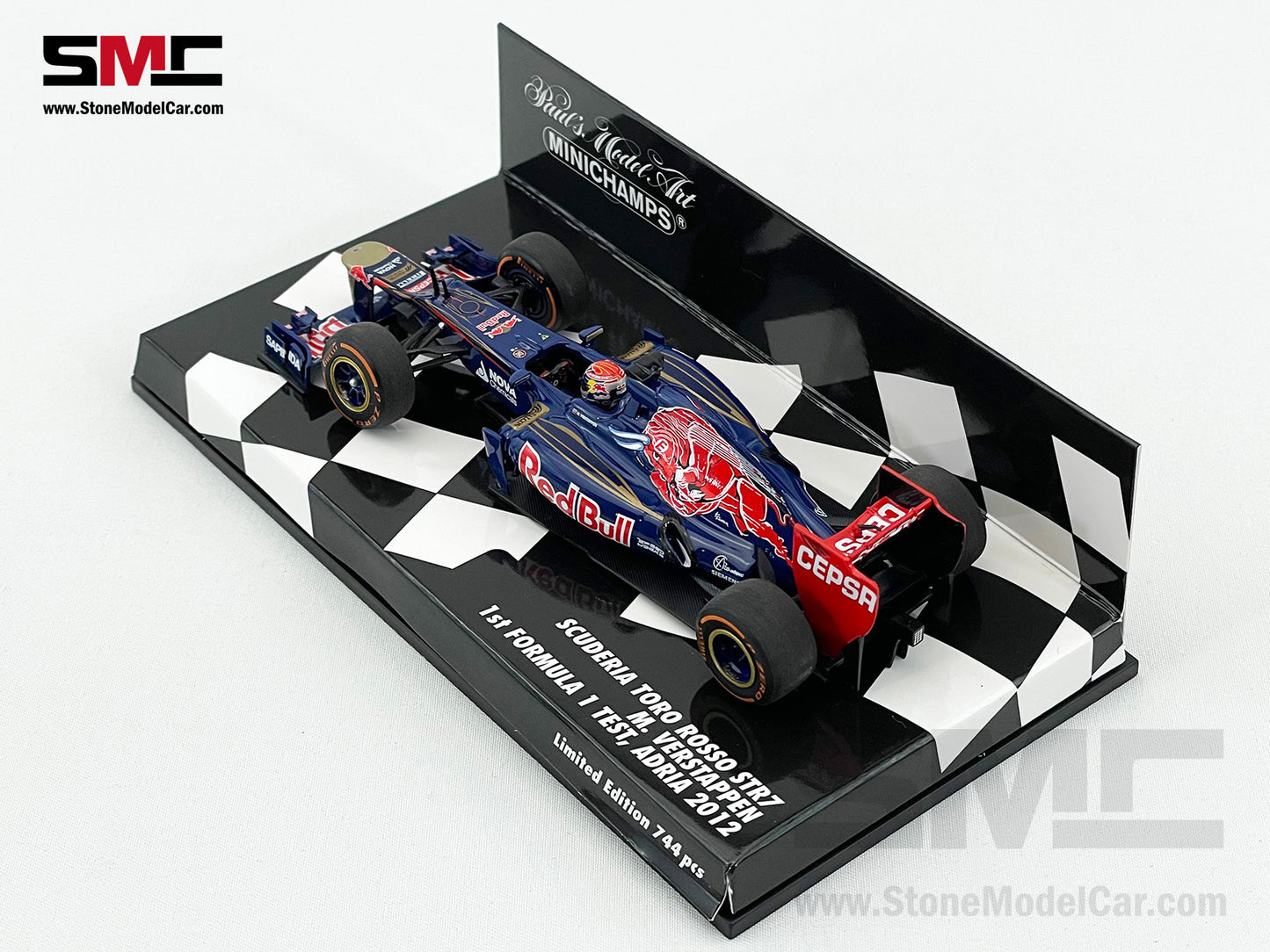 Scuderia Toro Rosso F1 STR7 Max Verstappen 1st F1 Test Adria 2014 1:43 MINICHAMPS