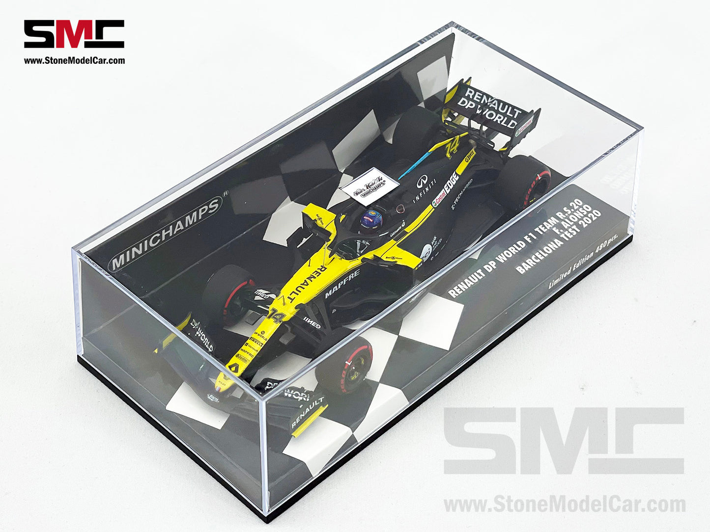 Renault DP World F1 R.S.20 #14 Fernando Alonso Barcelona Test 2020 1:43 MINICHAMPS