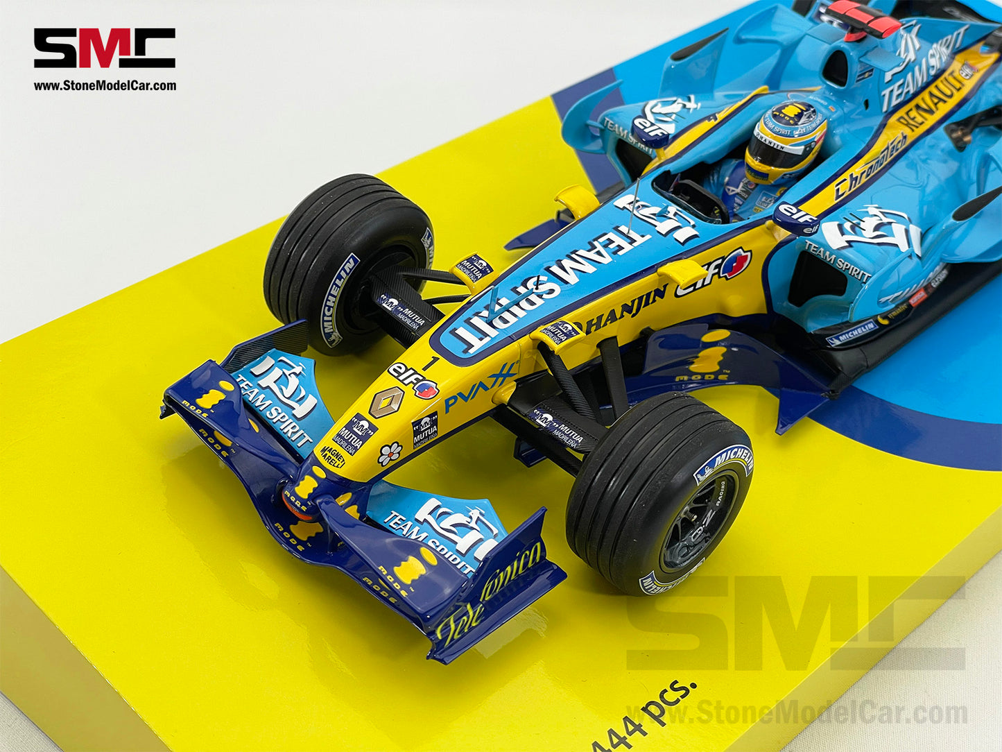 Renault F1 R26 #1 Fernando Alonso Brazil GP 2006 2x Times World Champion 1:18 MINICHAMPS Resin Edition Gift Box