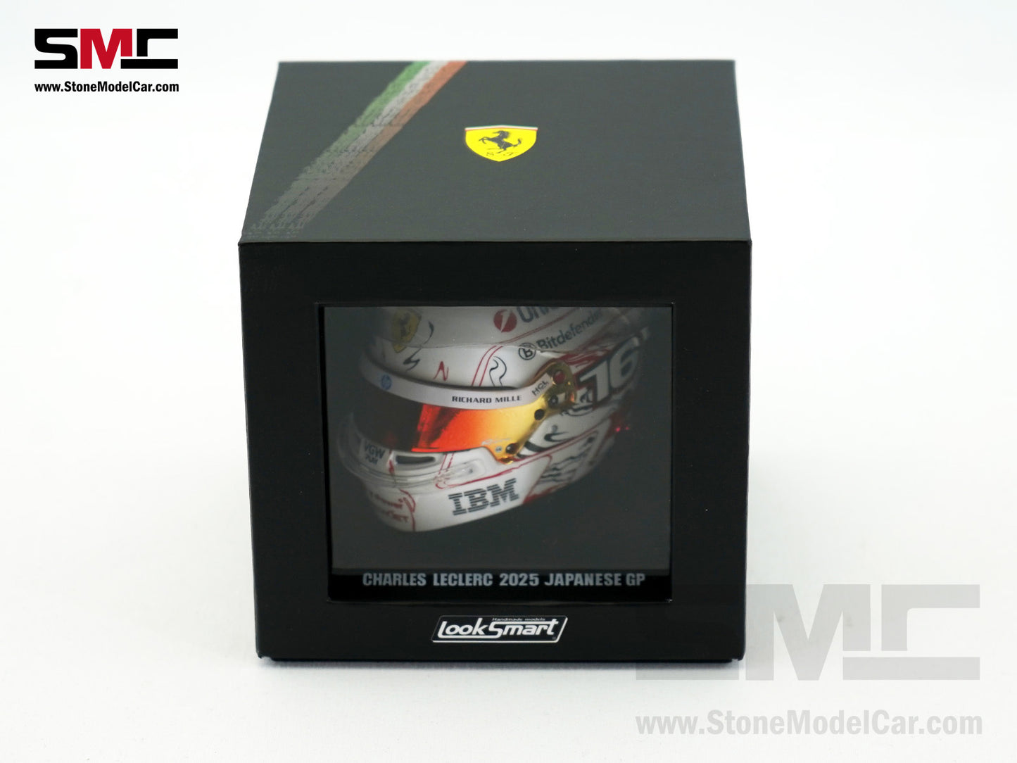 Ferrari HP F1 SF-25 #16 Charles Leclerc Japanese GP 2025 Looksmart 1:5 BELL Helmet