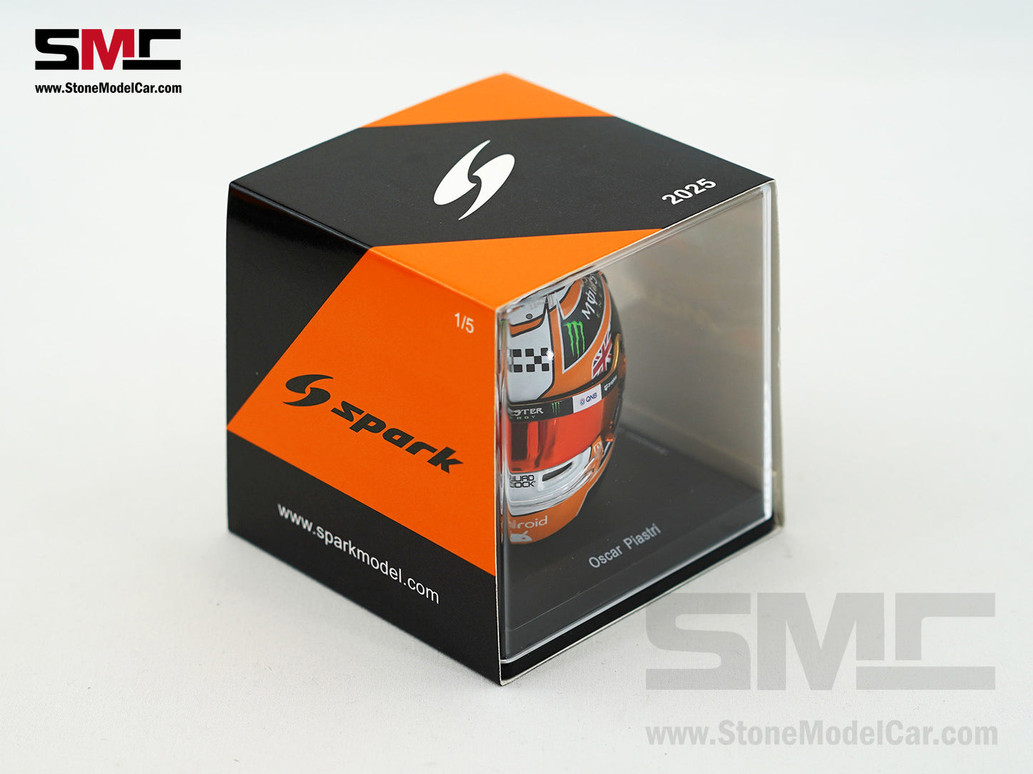 McLaren F1 MCL39 #81 Oscar Piastri Monaco GP 2025 Special Livery Spark 1:5 Helmet