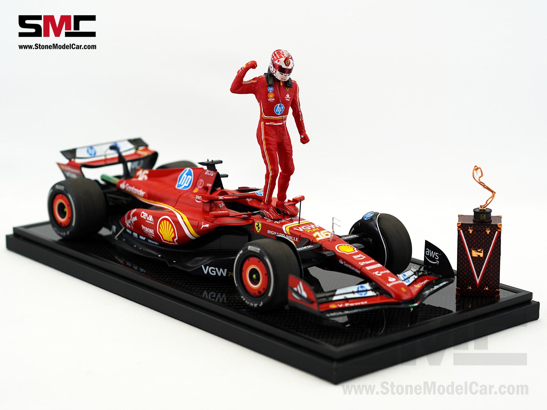 1/18 BBR Ferrari SF-24 Monaco GP ルクレール Ferrari F1 SF-24 #16 Charles Leclerc Winner Monaco GP 2024 BBR 1