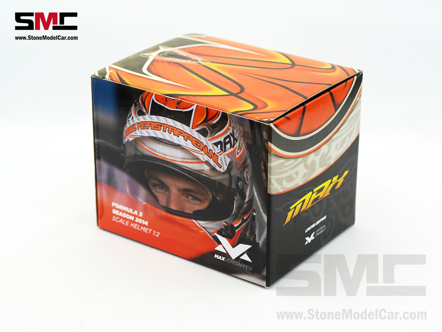 Van Amersfoort Racing F3 Max Verstappen 2014 Formula 3 Arai 1:2 Schuberth Miniature Helmet