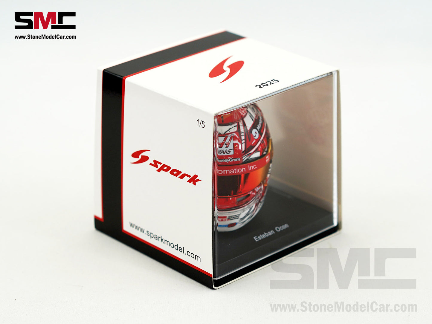 Haas F1 Team VF-25 #31 Esteban Ocon Japanese GP 2025 Spark 1:5 Helmet