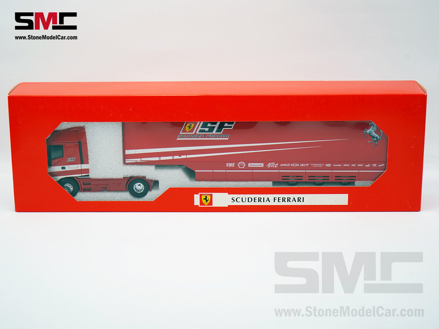 Scuderia Ferrari F1 F2007 #6 Kimi Raikkonen 2007 World Champion 1:43 FIAT Iveco Stralis 480 Transporter Truck