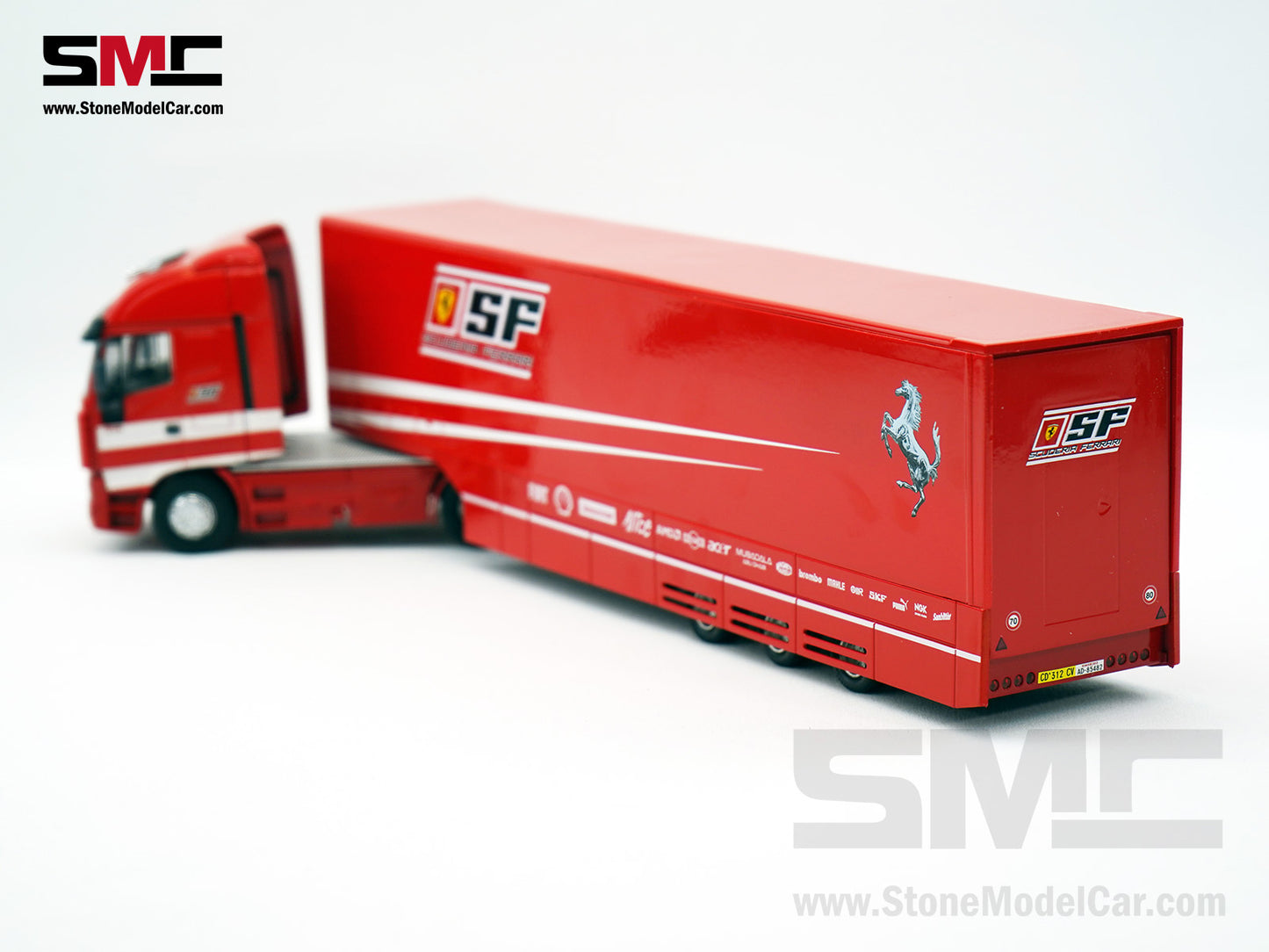 Scuderia Ferrari F1 F2007 #6 Kimi Raikkonen 2007 World Champion 1:43 FIAT Iveco Stralis 480 Transporter Truck