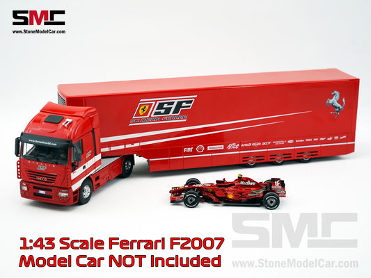 Scuderia Ferrari F1 F2007 #6 Kimi Raikkonen 2007 World Champion 1:43 FIAT Iveco Stralis 480 Transporter Truck