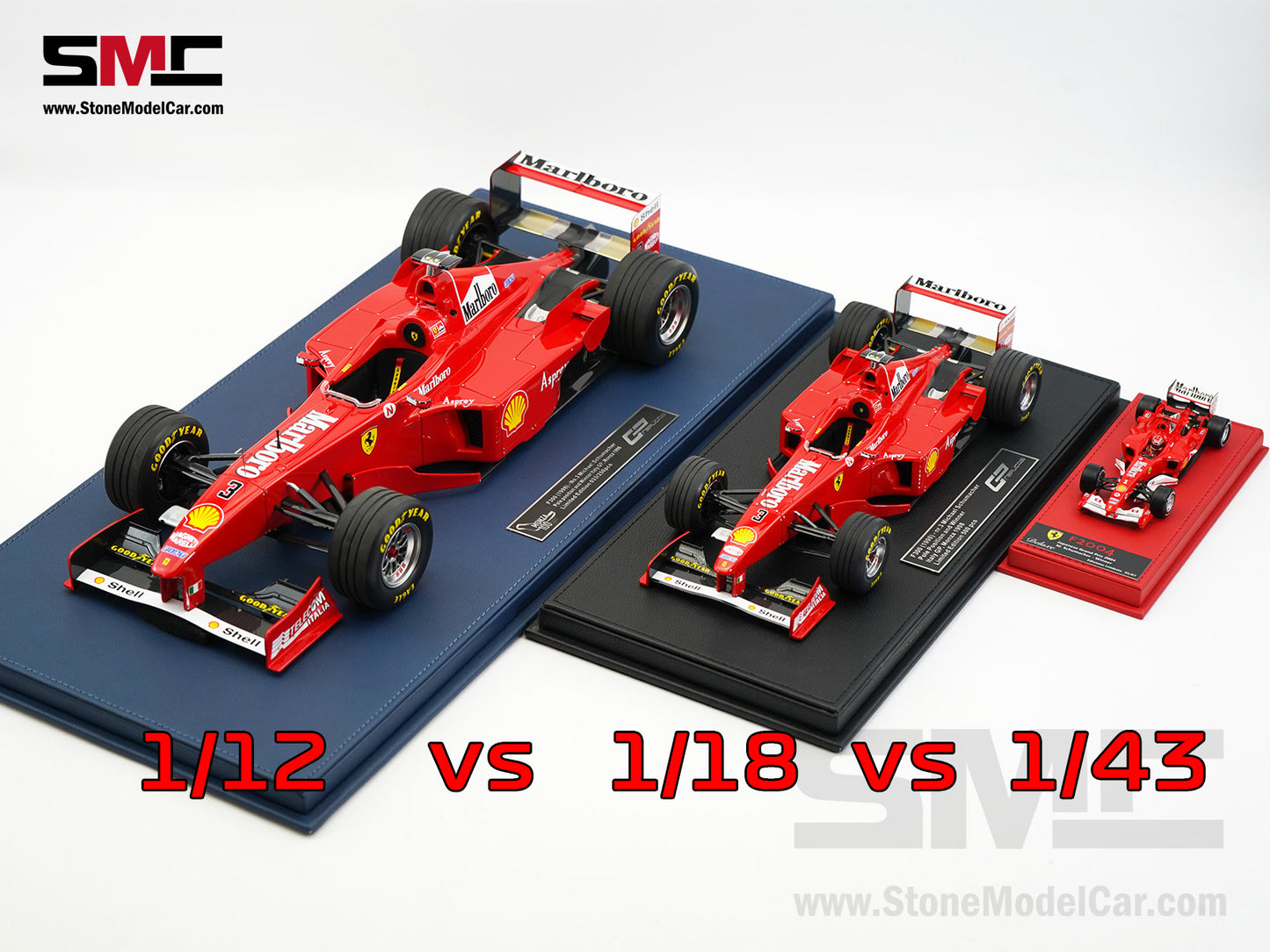 Ferrari F1 F300 #3 Michael Schumacher Italy Monza GP Winner 1998 1:12 GP REPLICAS with Decal