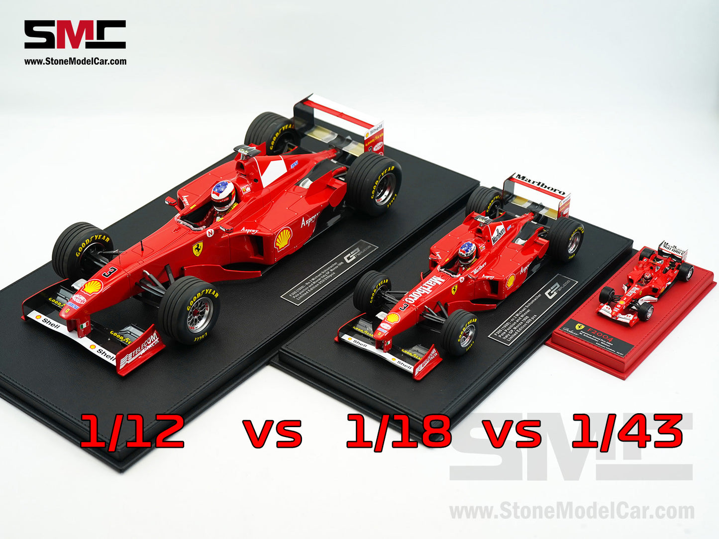 Ferrari F1 F300 #3 Michael Schumacher Italy Monza Winner 1998 1:12 GP REPLICAS with Driver + Decal