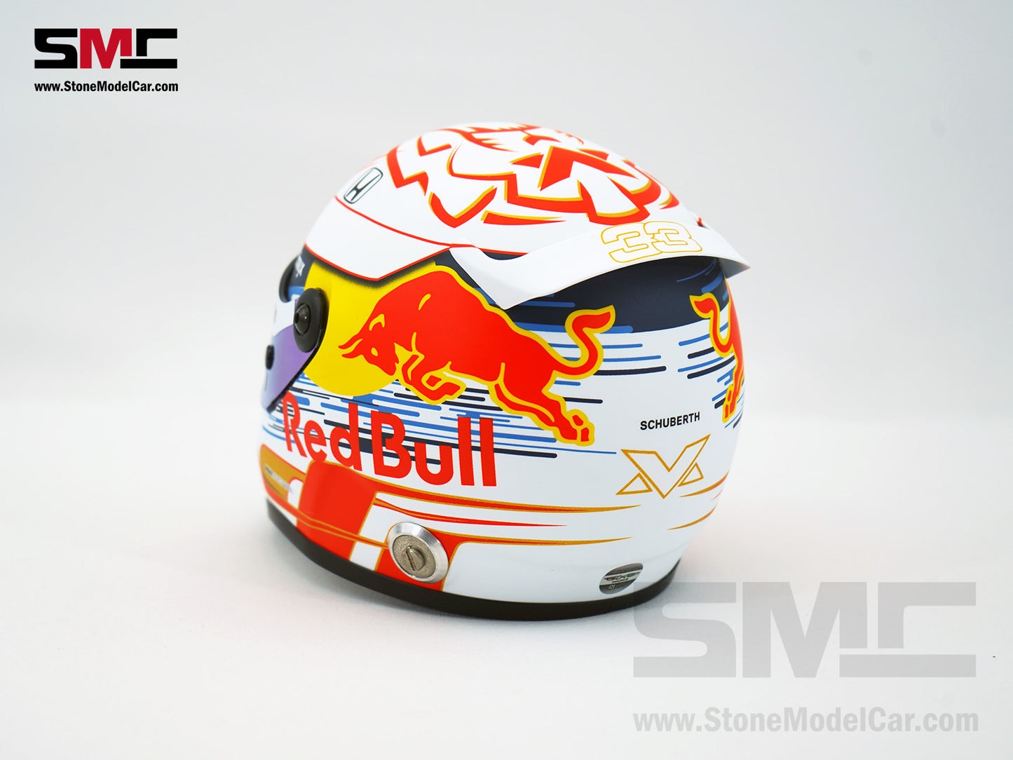 Red Bull F1 RB15 #33 Max Verstappen Season 2019 Schuberth 1:2 Miniature Helmet