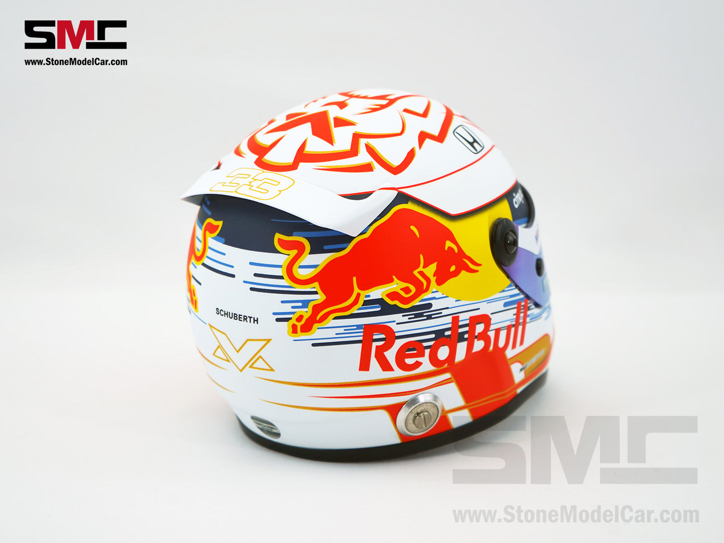 Red Bull F1 RB15 #33 Max Verstappen Season 2019 Schuberth 1:2 Miniature Helmet