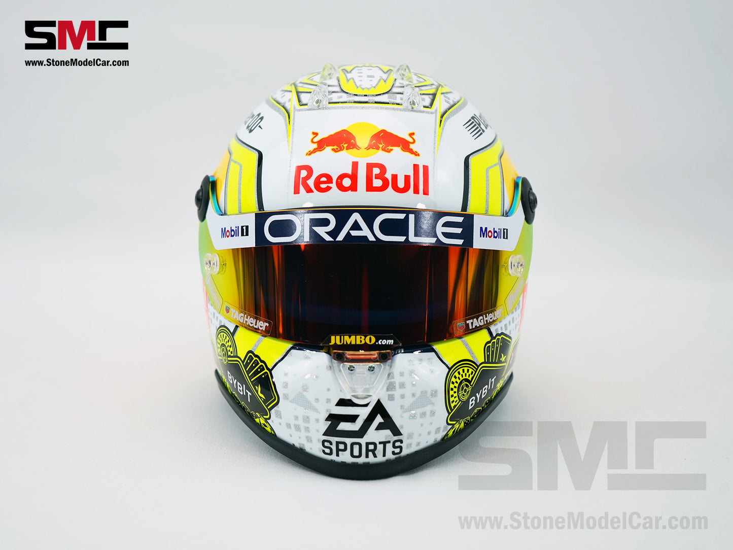 Red Bull F1 RB19 #1 Max Verstappen Las Vegas 2023 Schuberth 1:2 Miniature Helmet