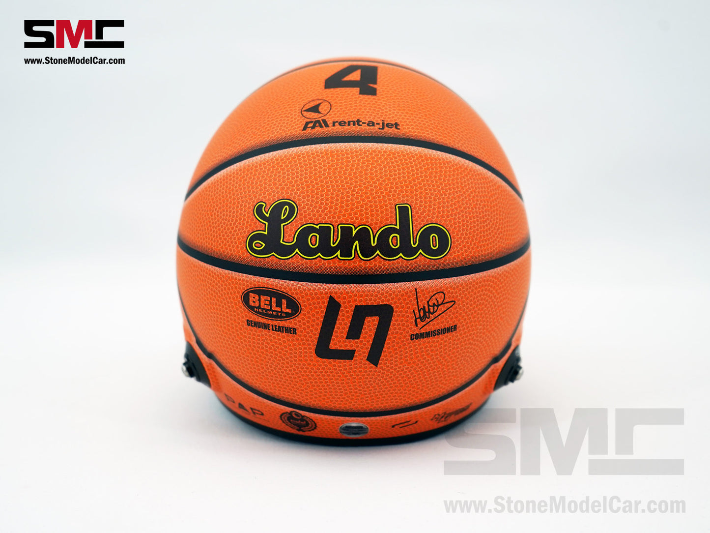 McLaren F1 MCL36 #4 Lando Norris Miami GP 2022 BELL 1:2 Miniature Helmet Model