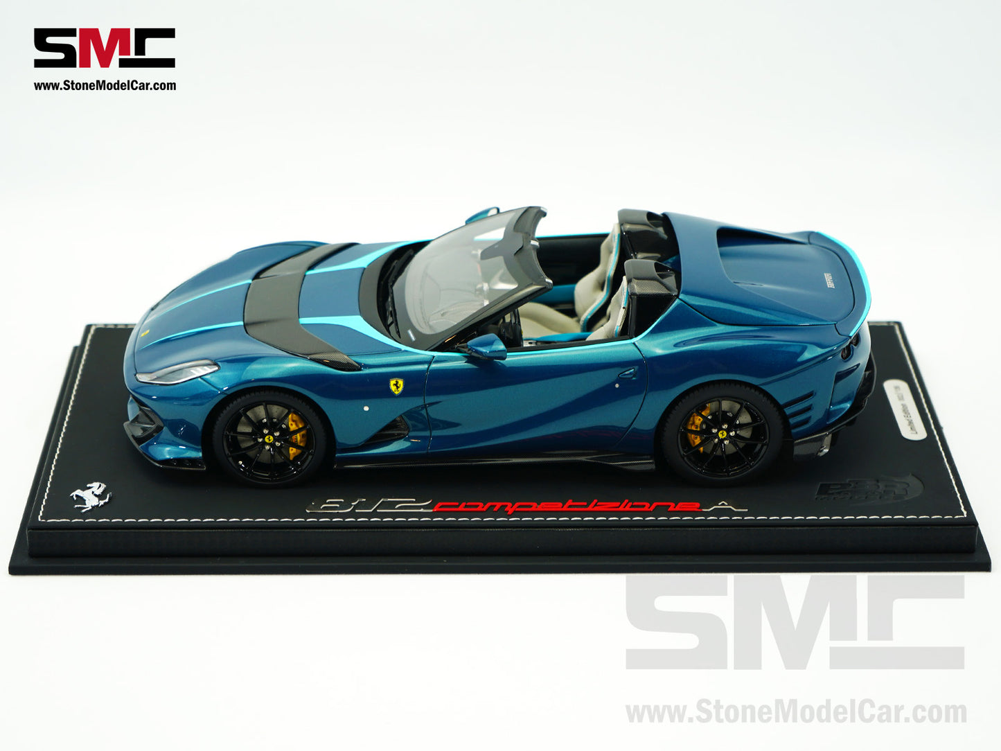 BBR Ferrari 812 Competizione A 2023 Blu Capri Color 1:18 Limited 156 Pcs