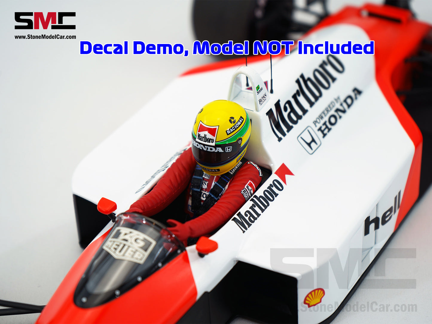 Decal for 1:12 MINICHAMPS Mclaren F1 MP4/4 Ayrton Senna Japan 1988 World Champion