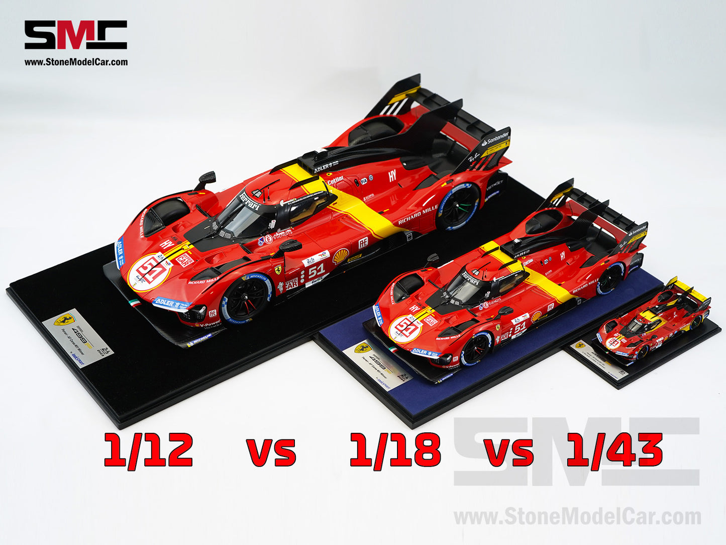 Ferrari 499P #51 AF CORSE Winner 24H Le Mans 2023 Looksmart 1:12 LS1210